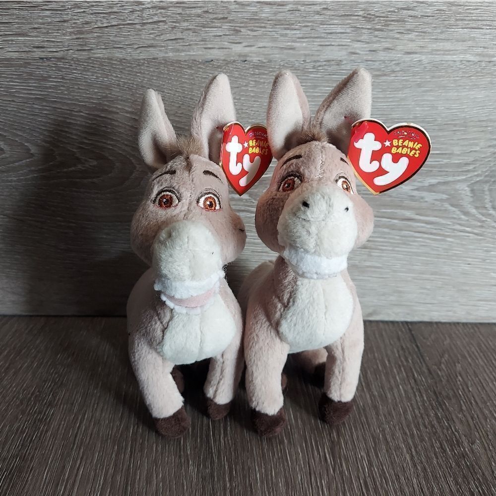 TY Donkey from Shrek the Third Plush Plush Lot